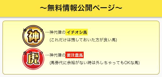 競馬楽しみ隊_無料公開情報