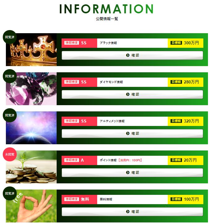 レーティングアルファ_情報閲覧